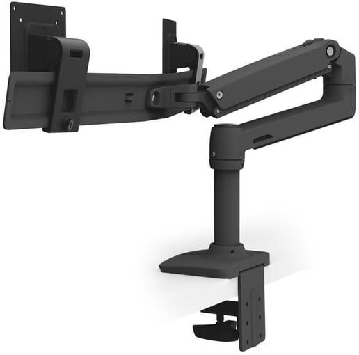 Ergotron Two-Monitor Mount 45-489-224 LX Desk Dual Direct Arm - Matte Black
