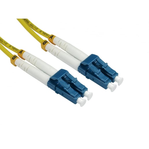 Cabels Direct 2m OS2 Fibre Optic Cable, LC - LC (Single Mode)
