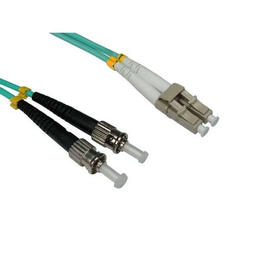 Cables Direct 3m OM3 Fibre Optic Cable, LC-ST (Multi-Mode)