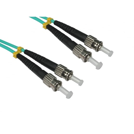 Cables Direct 15m OM3 Fibre Optic Cable, ST-ST (Multi-Mode)