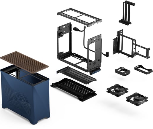 Fractal Era 2 ITX Case - Blue 