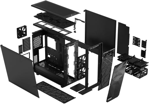 Fractal Meshify 2 XL Full Tower Case - Black 