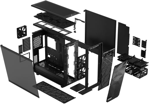 Fractal Meshify 2 XL Full Tower Case - Black 