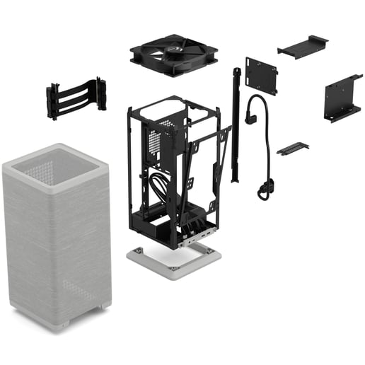 Fractal Mood SFF Case - Grey 