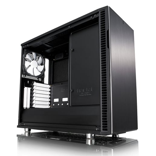 Fractal Define R6 Black Mid Tower Gaming Case - Black 