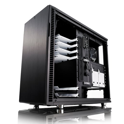 Fractal Define R6 Black Mid Tower Gaming Case - Black 