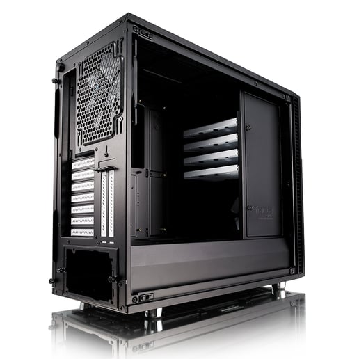 Fractal Define R6 Black Mid Tower Gaming Case - Black 