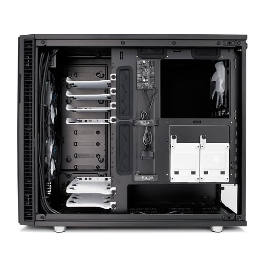 Fractal Define R6 Black Mid Tower Gaming Case - Black 