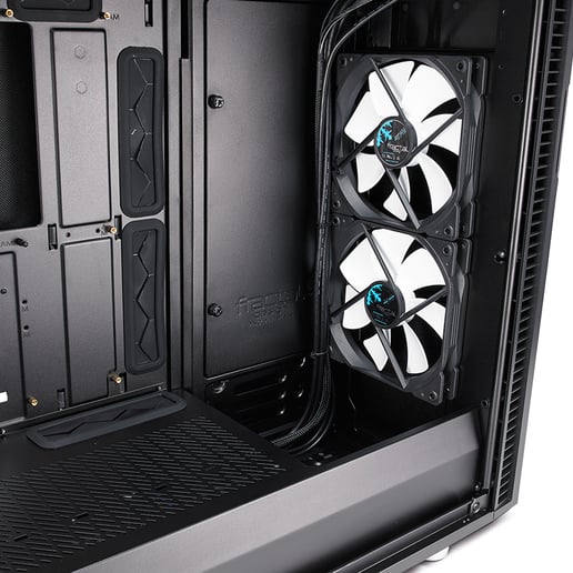 Fractal Define R6 Black Mid Tower Gaming Case - Black 