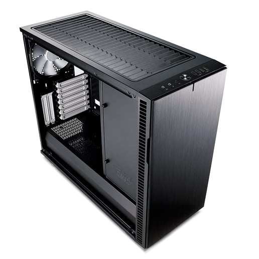 Fractal Define R6 Black Mid Tower Gaming Case - Black 