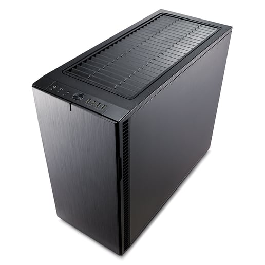 Fractal Define R6 Black Mid Tower Gaming Case - Black 