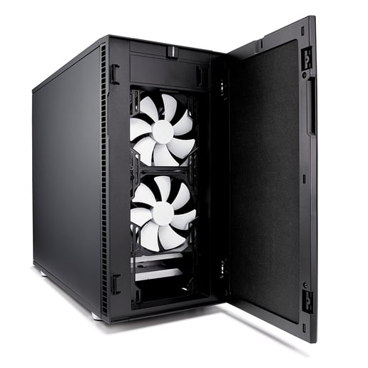Fractal Define R6 Black Mid Tower Gaming Case - Black 