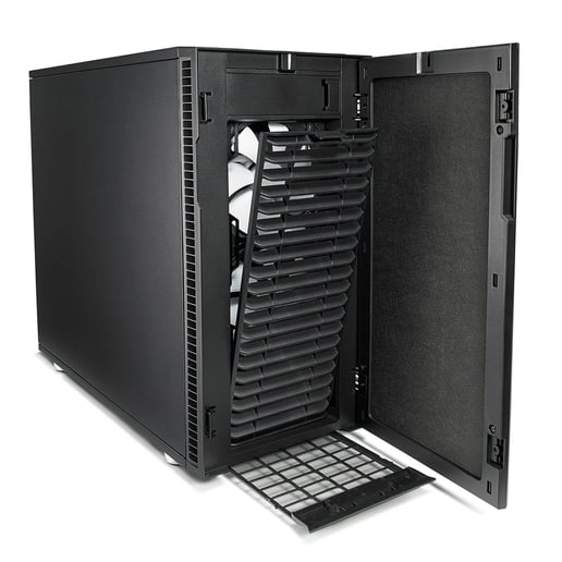 Fractal Define R6 Black Mid Tower Gaming Case - Black 