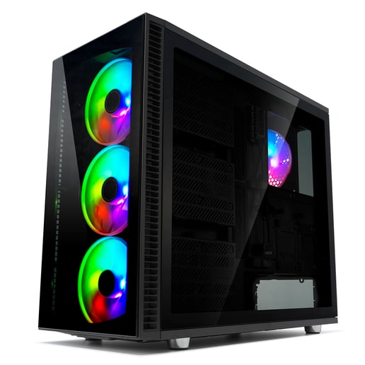 Fractal Define S2 Vision RGB Mid Tower Gaming Case - Black 