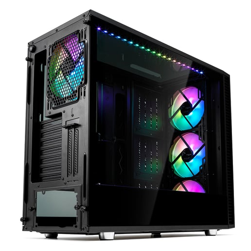 Fractal Define S2 Vision RGB Mid Tower Gaming Case - Black 