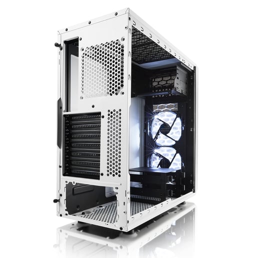 Fractal Focus G Mid Tower Gaming Case - White 