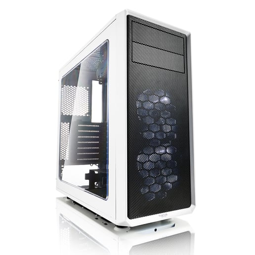 Fractal Focus G Mid Tower Gaming Case - White 