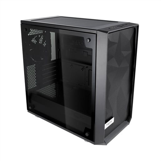 Fractal Design Meshify C Mini Dark TG Mid Tower Case - Black 
