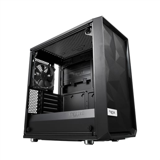 Fractal Design Meshify C Mini Dark TG Mid Tower Case - Black 
