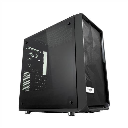 Fractal Design Meshify C Mini Dark TG Mid Tower Case - Black 