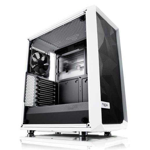 Fractal Meshify C TG Mid Tower Gaming Case - White 