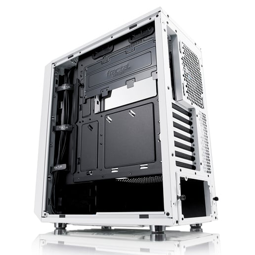 Fractal Meshify C TG Mid Tower Gaming Case - White 