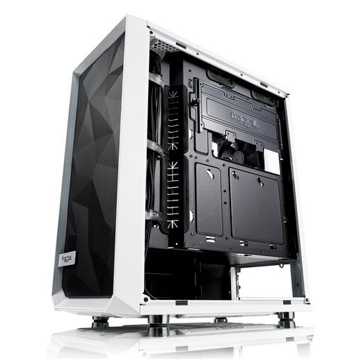 Fractal Meshify C TG Mid Tower Gaming Case - White 