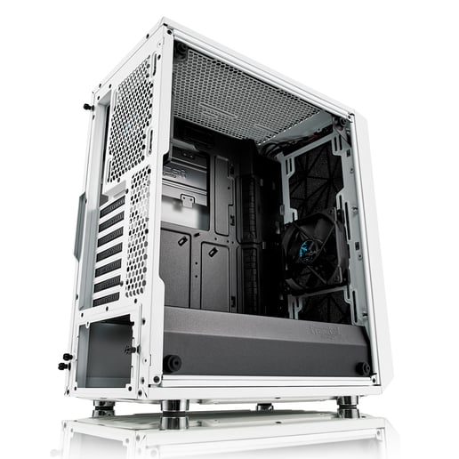 Fractal Meshify C TG Mid Tower Gaming Case - White 