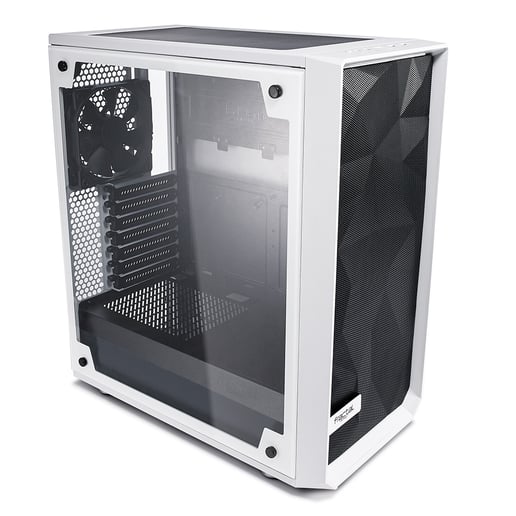 Fractal Meshify C TG Mid Tower Gaming Case - White 