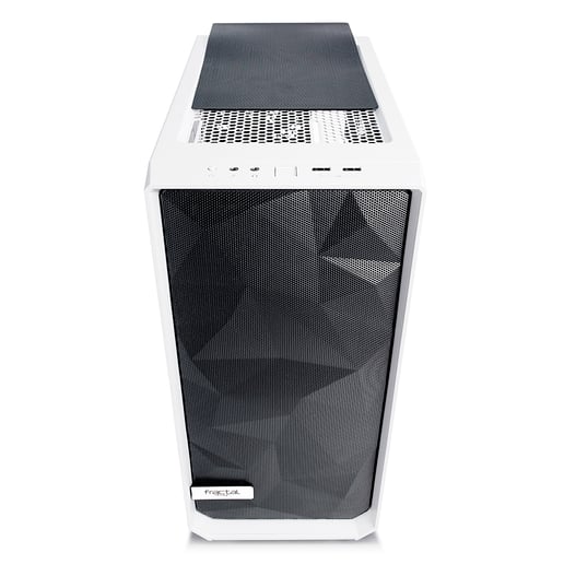 Fractal Meshify C TG Mid Tower Gaming Case - White 