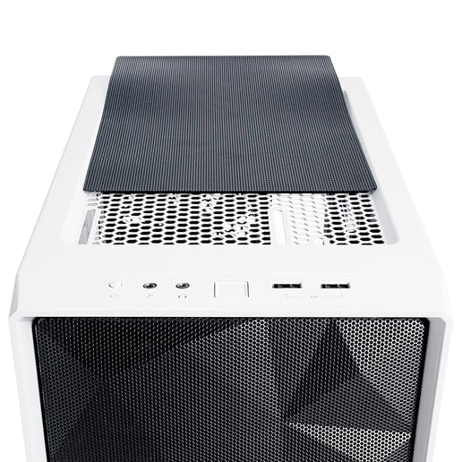 Fractal Meshify C TG Mid Tower Gaming Case - White 