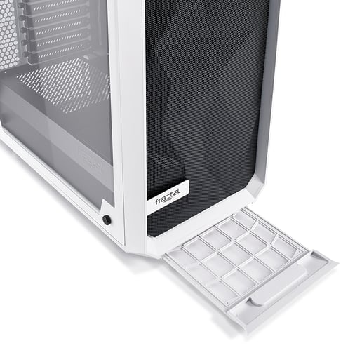 Fractal Meshify C TG Mid Tower Gaming Case - White 