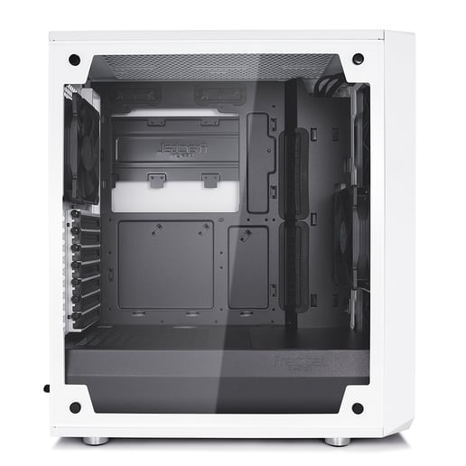 Fractal Meshify C TG Mid Tower Gaming Case - White 