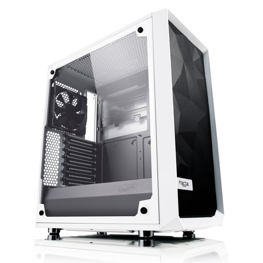 Fractal Meshify C TG Mid Tower Gaming Case - White 