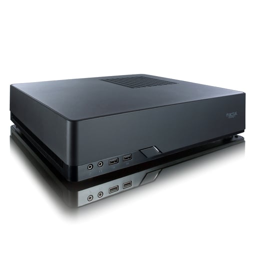 Fractal Node 202 Desktop Gaming Case - Black 