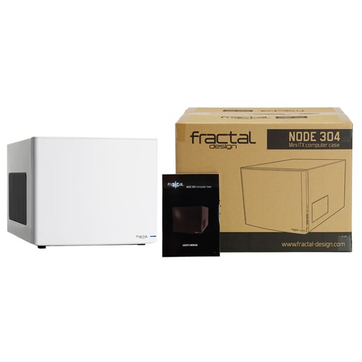 Fractal Design Node 304 ITX Case - White USB 3.0