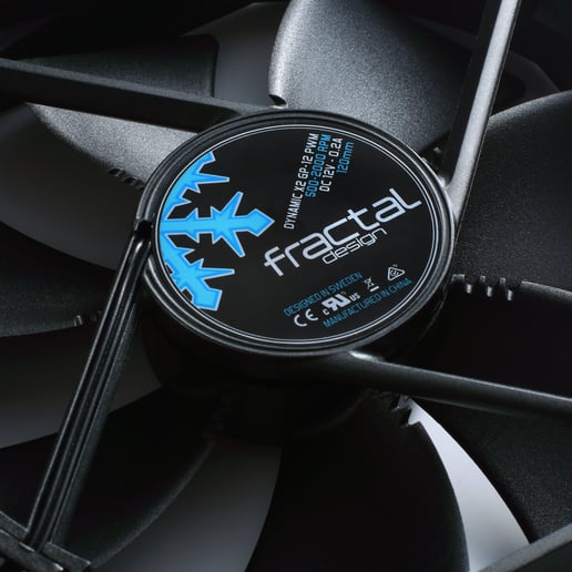 Fractal Design Dynamic X2 GP-12 PWM 120mm Chassis Fan in Black
