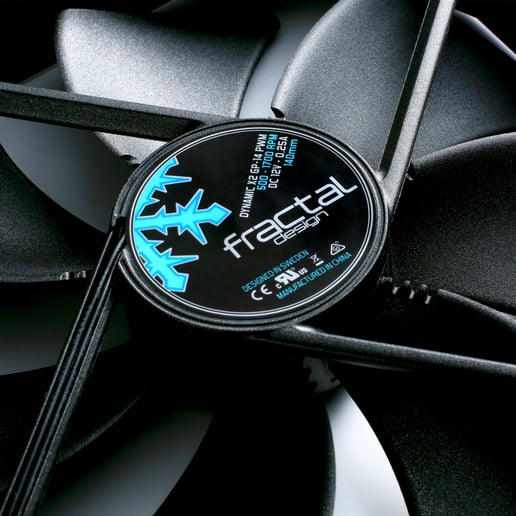 Fractal Design Dynamic X2 GP-14 PWM 140mm Chassis Fan in Black