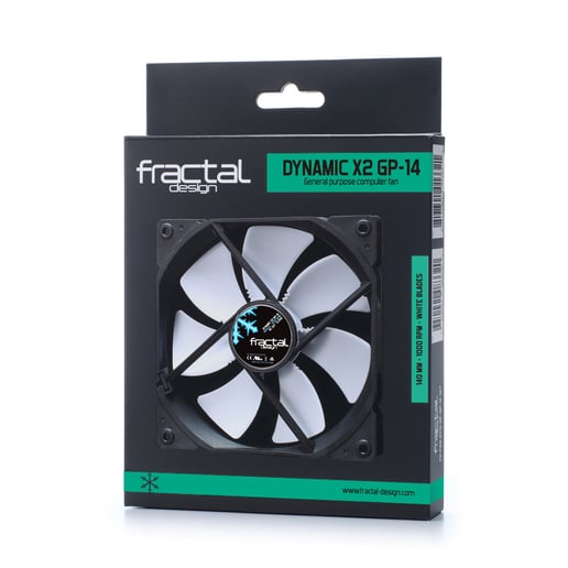 Fractal Design Dynamic X2 GP-14 (140mm) Computer Case Fan (Black/White)