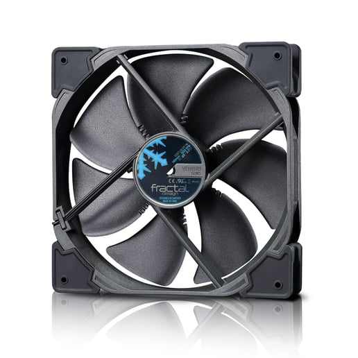 Fractal Design Venturi High Pressure HP-14 PWM (140mm) Computer Cooling Fan (Black)