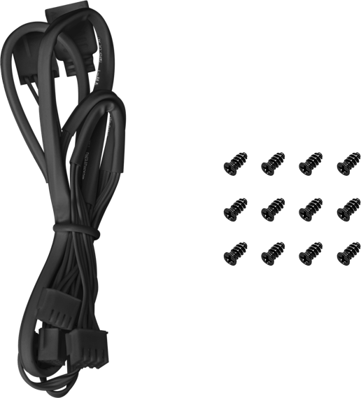 DeepCool FD12-3 IN 1 120mm PWM Triple Chassis Fan Pack in Black