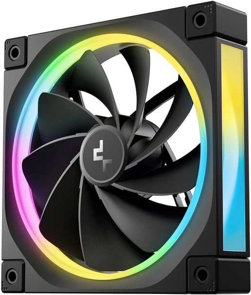 DeepCool FL12R-3 IN 1 120mm ARGB PWM Triple Chassis Reverse Fan Pack in Black