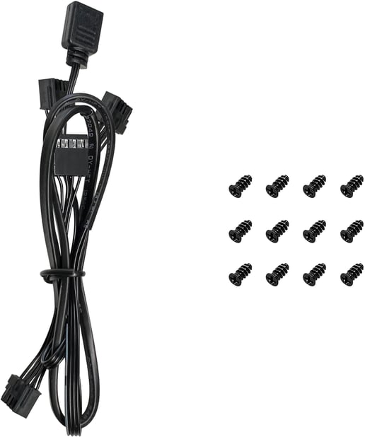 DeepCool FL12R-3 IN 1 120mm ARGB PWM Triple Chassis Reverse Fan Pack in Black