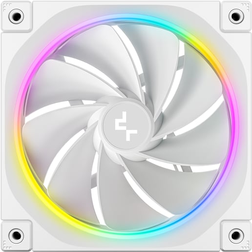 DeepCool FL12R WH-3 IN 1 120mm ARGB PWM Triple Chassis Reverse Fan Pack in White
