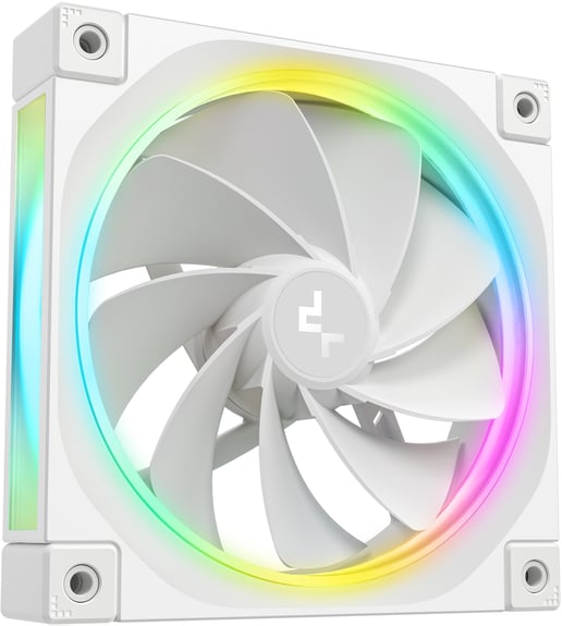 DeepCool FL12R WH-3 IN 1 120mm ARGB PWM Triple Chassis Reverse Fan Pack in White