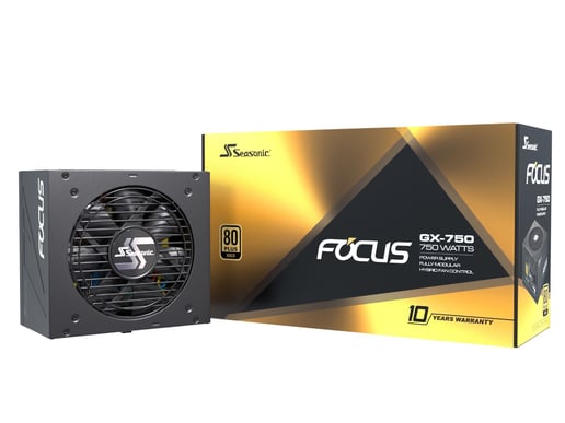 Seasonic Focus GX 750W Modular Power Supply 80 Plus Gold