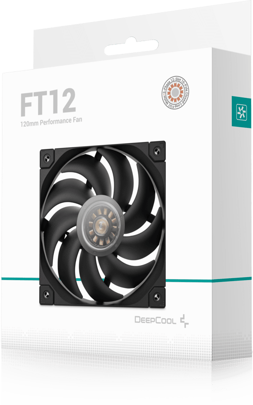 DeepCool FT12 120mm PWM Chassis Fan in Black