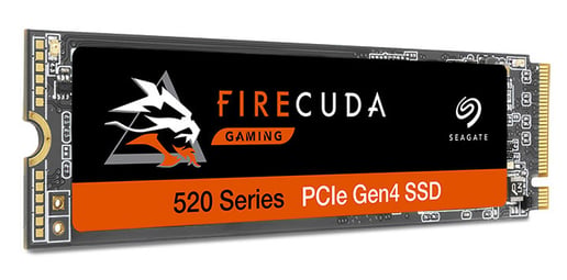 Seagate FireCuda 520 M.2-2280 2TB PCI Express 4.0 x4 NVMe Solid State Drive