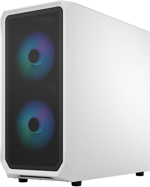 Fractal Focus 2 RGB Mid Tower Gaming Case - White 