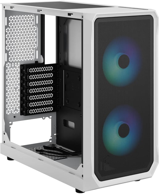 Fractal Focus 2 RGB Mid Tower Gaming Case - White 